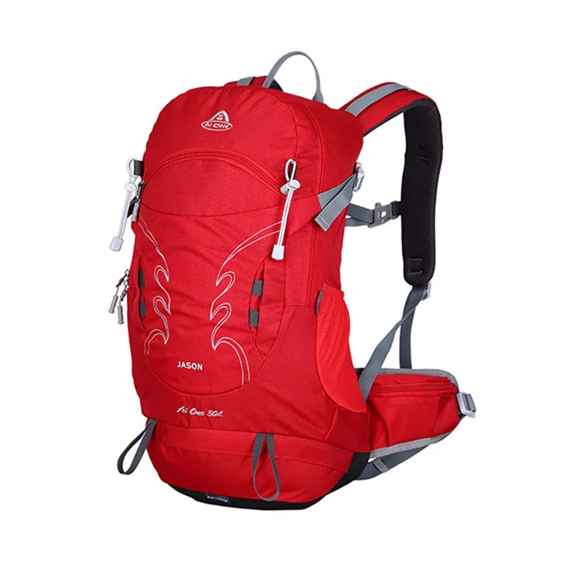 Mochila de senderismo al aire libre de 30L para hombres, mochila deportiva para escalada, mochila para acampar, montañismo, mochila de viaje, trekking, motocicleta