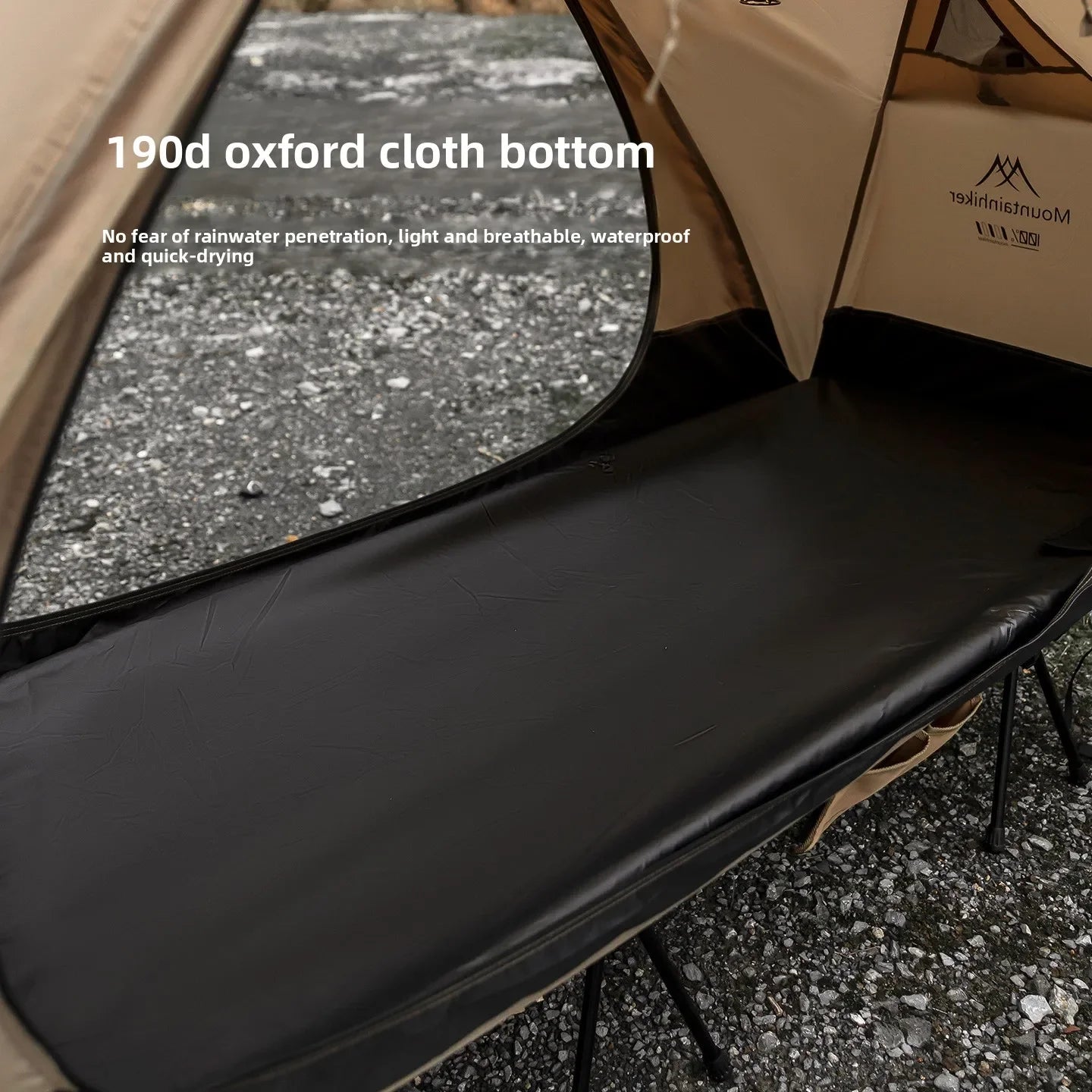 MOUNTAINHIKER 2026 Cama de campamento individual Tienda de campaña al aire libre, refugio de campamento multiusos impermeable a prueba de lluvia para senderismo y viajes