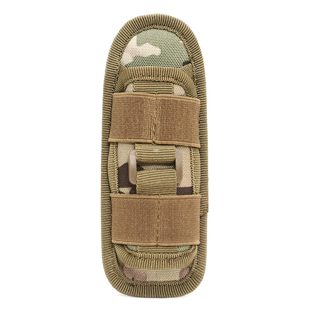 Funda para linterna táctica, portasopletes para soplete molle, bolsa de cintura para herramientas EDC, accesorios para acampar al aire libre y caza