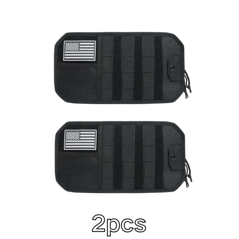 Bolsa organizadora de herramientas de nylon Tactical EDC Molle para campamento y senderismo con bolsillo de malla para sobrevivir