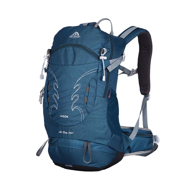 Mochila de senderismo al aire libre de 30L para hombres, mochila deportiva para escalada, mochila para acampar, montañismo, mochila de viaje, trekking, motocicleta