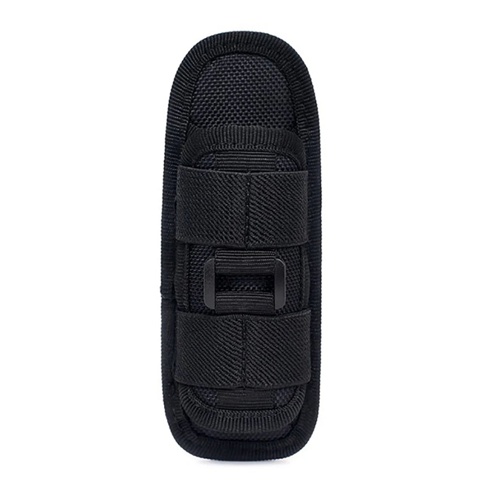 Funda para linterna táctica, portasopletes para soplete molle, bolsa de cintura para herramientas EDC, accesorios para acampar al aire libre y caza