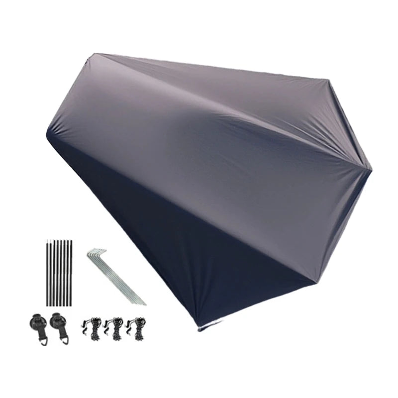 Funda de cortina para autos con ventosa para campamento y descansos al aire libre Accesorios 3XUF