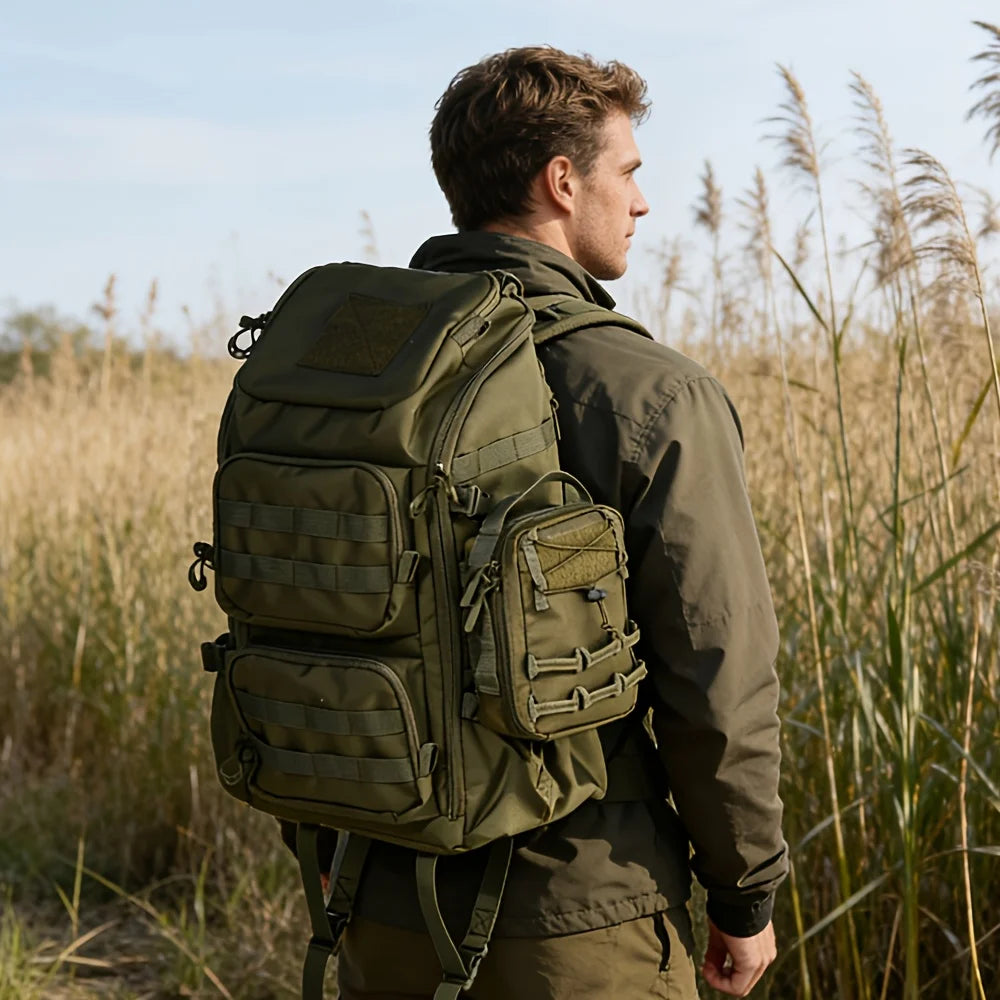 Bolsa Tactical Molle con correa de hombro, bolsa portátil ligera para teléfono para exteriores, bolsa compacta EDC utilitaria para senderismo