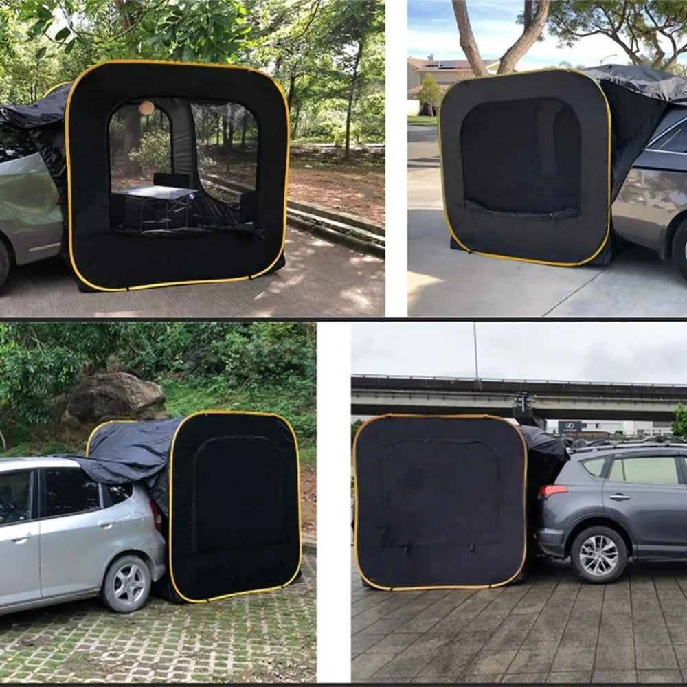 Carpa trasera extendida automática para 4-6 personas Camping al aire libre Accesorios impermeables para viajes plegables para mosquiteros