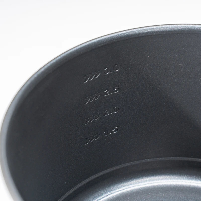 ALOCS Camping Pot Cookware Compact Mess Aleación de aluminio antiadherente para mochilero al aire libre, viajes, picnic