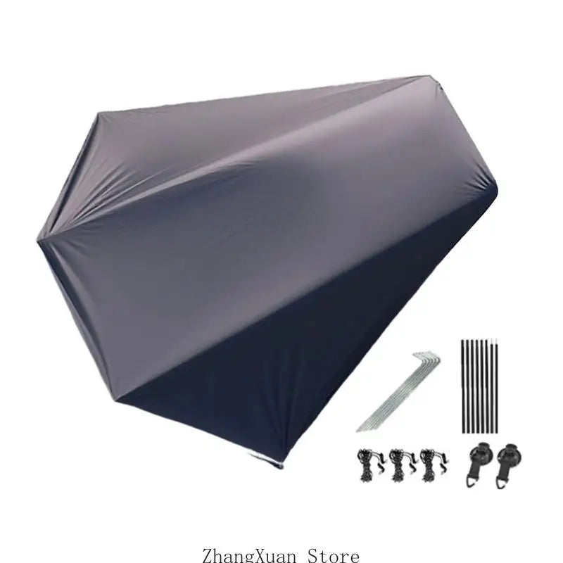 Funda de cortina para autos con ventosa para campamento y descansos al aire libre Accesorios 3XUF