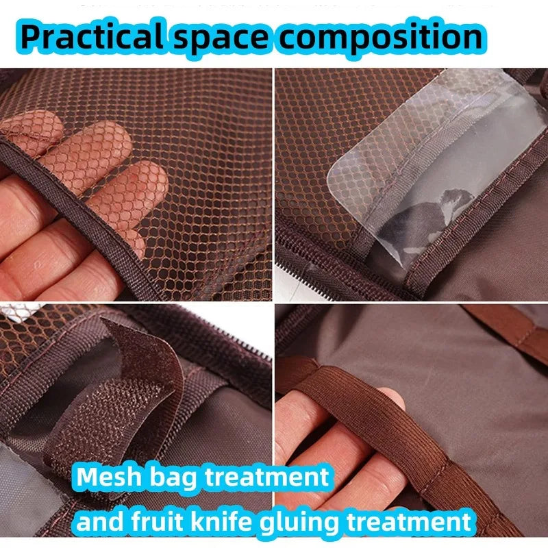 Organizador de utensilios de cocina para campamento Bolsa de viaje Bolsa portátil para BBQ Kit de cocina para BBQ Camp