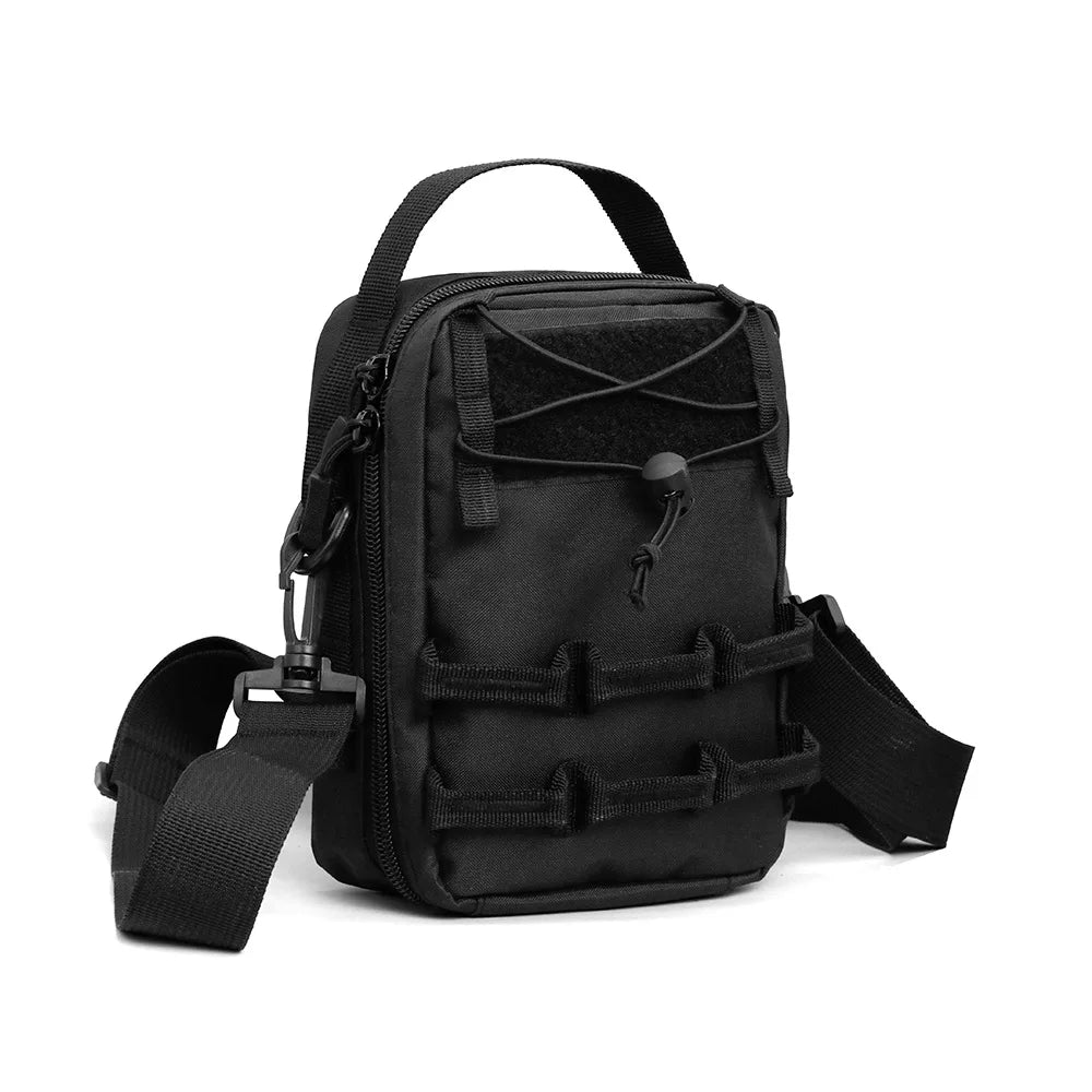 Bolsa Tactical Molle con correa de hombro, bolsa portátil ligera para teléfono para exteriores, bolsa compacta EDC utilitaria para senderismo