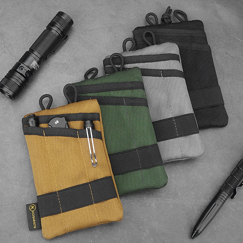 Bolsa compacta para organizador de bolsillo Multifuncional para acampar Senderismo Tarjeta de Montañismo Llave Bolsa para Almacenamiento de Herramientas EDC