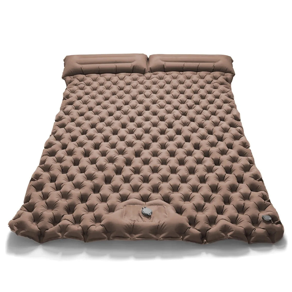 Campamento al aire libre, colchón doble inflable, colchoneta extra ancha, cama plegable ultraligera, tapete para dormir, tapete de viaje para auto.