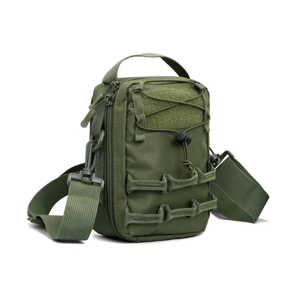 Bolsa Tactical Molle con correa de hombro, bolsa portátil ligera para teléfono para exteriores, bolsa compacta EDC utilitaria para senderismo