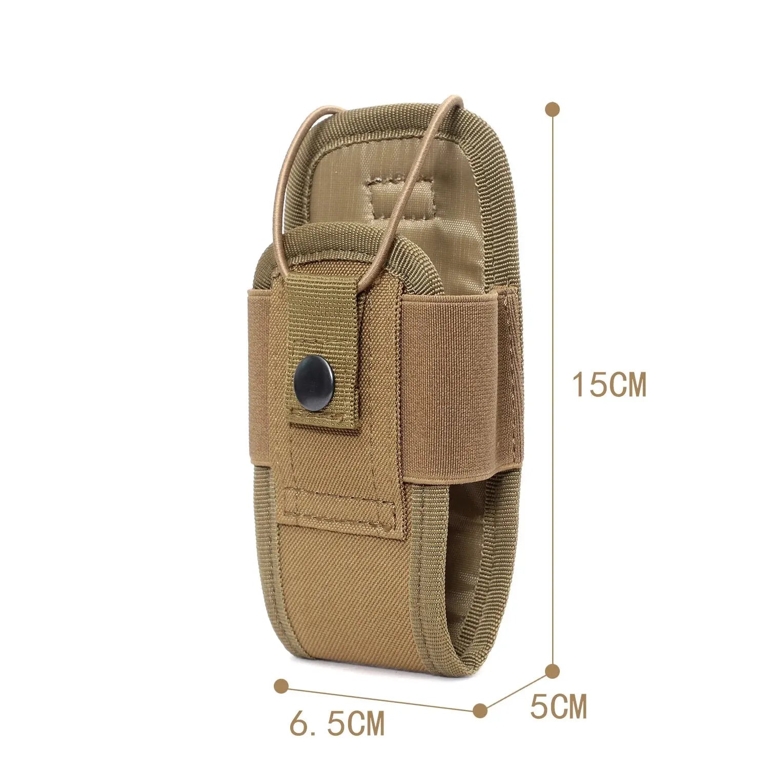 Bolsa táctica para radio Molle Walkie Talkie 1000D, funda portátil de radio portátil para el interfono, bolsa de carga para caza, bolsillo para cargadores