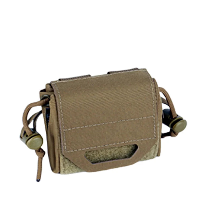 Bolsa Molle Dump Mini Bolsa Plegable de Reciclaje Herramienta de cintura Molle Bolsa de Artículos Bolsa de Revista Bolsa Utilitaria para Cinturón Molle Mochila Chaleco