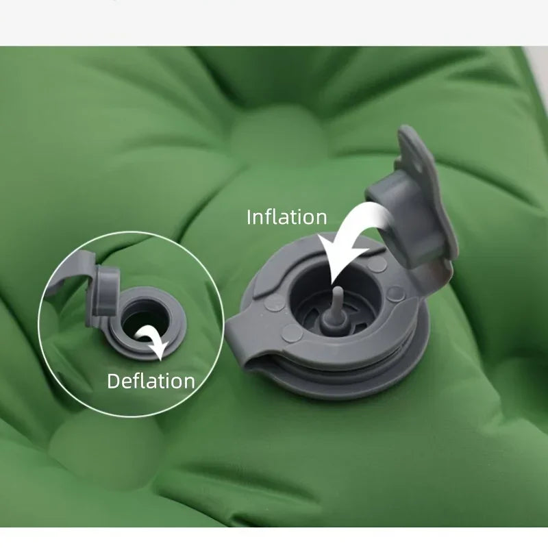 Campamento al aire libre, colchón doble inflable, colchoneta extra ancha, cama plegable ultraligera, tapete para dormir, tapete de viaje para auto.