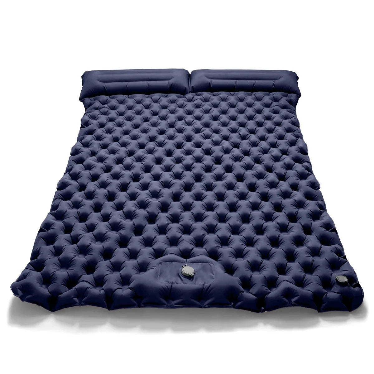 Campamento al aire libre, colchón doble inflable, colchoneta extra ancha, cama plegable ultraligera, tapete para dormir, tapete de viaje para auto.