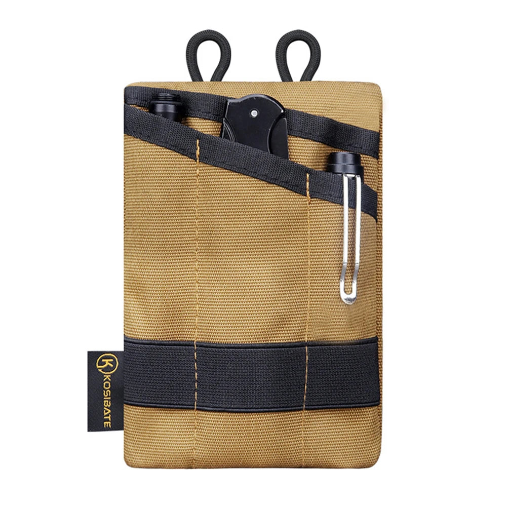 Bolsa compacta para organizador de bolsillo Multifuncional para acampar Senderismo Tarjeta de Montañismo Llave Bolsa para Almacenamiento de Herramientas EDC