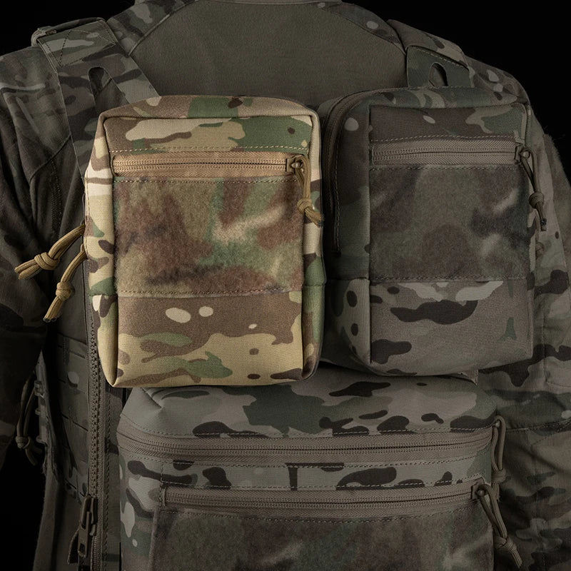 Bolsa Táctica GP Paquete General de Almacenamiento para Camping, Expansión Molle Bolsa de herramientas para portador de placas, cofre Accesorio de equipo de caza