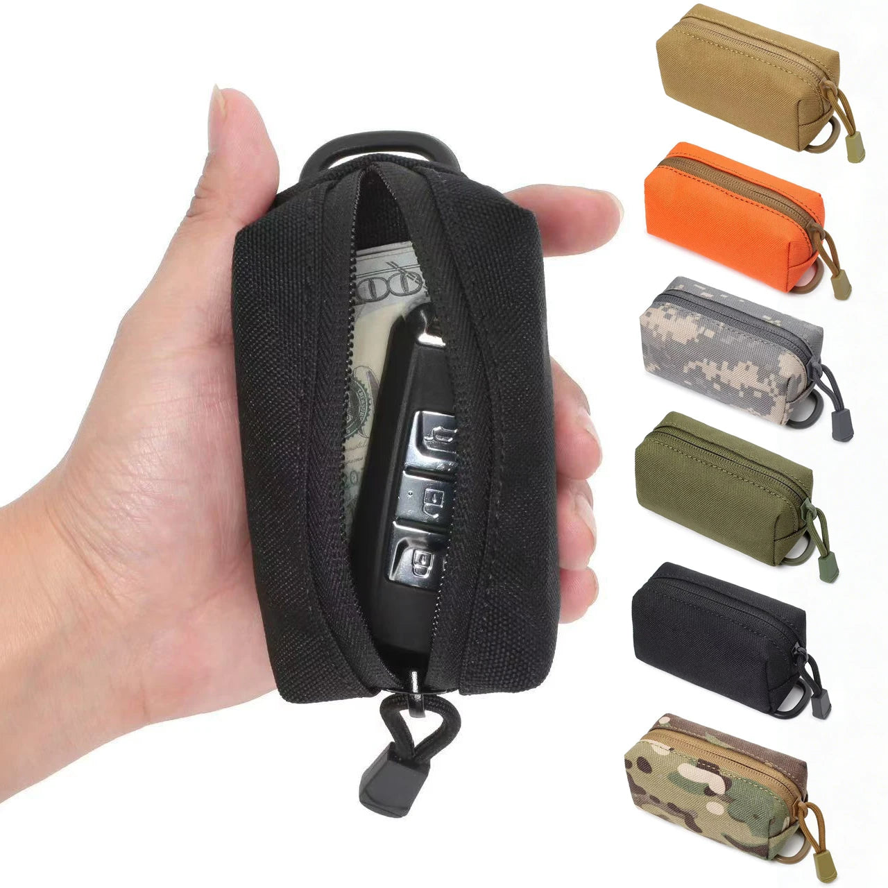 Bolsa de cintura portátil impermeable para acampar EDC Molle Wallet de viaje para acampar Senderismo y caza EDC