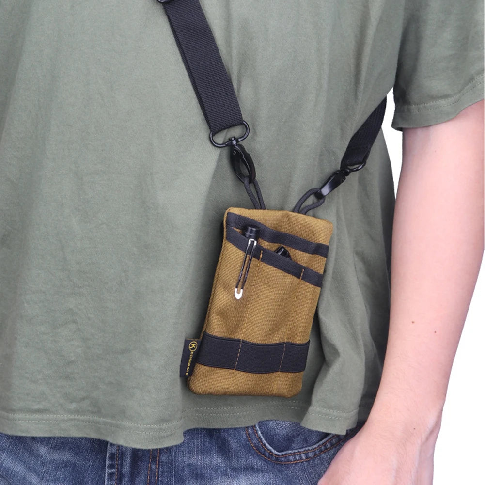 Bolsa compacta para organizador de bolsillo Multifuncional para acampar Senderismo Tarjeta de Montañismo Llave Bolsa para Almacenamiento de Herramientas EDC