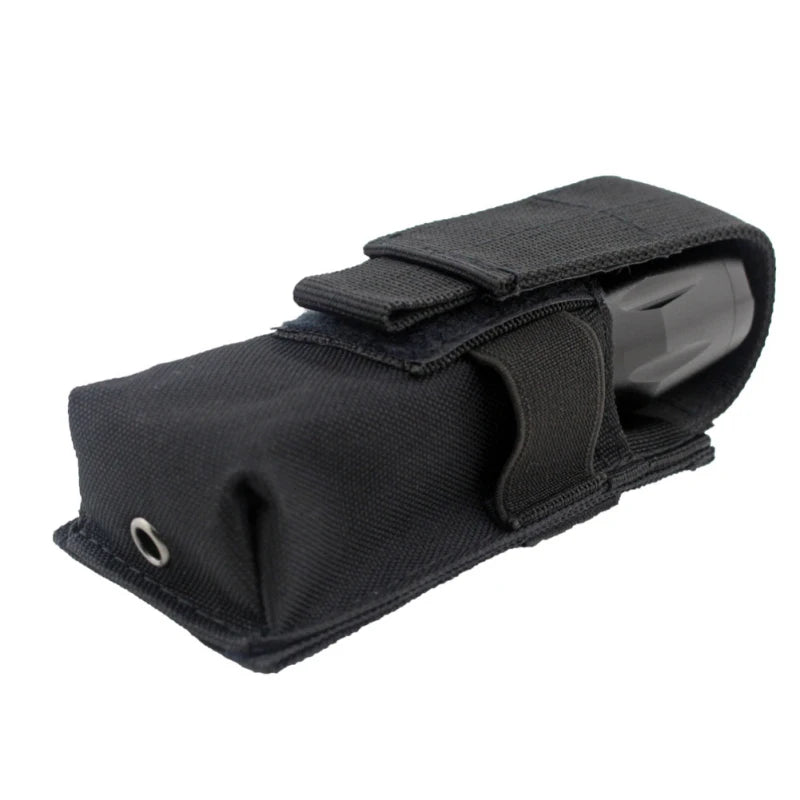 Bolsa Tactical Molle para linterna, portasopletes, bolsa para cargador simple, funda para cuchillo, M5, EDC, 9mm, bolsa de cintura para caza al aire libre