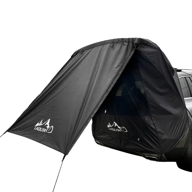 Tienda de coche para la cajuela, toldo auto, SUV impermeable, tienda trasera, toldo portátil para cajuela para campamento, viaje autónomo sin tubería de hierro