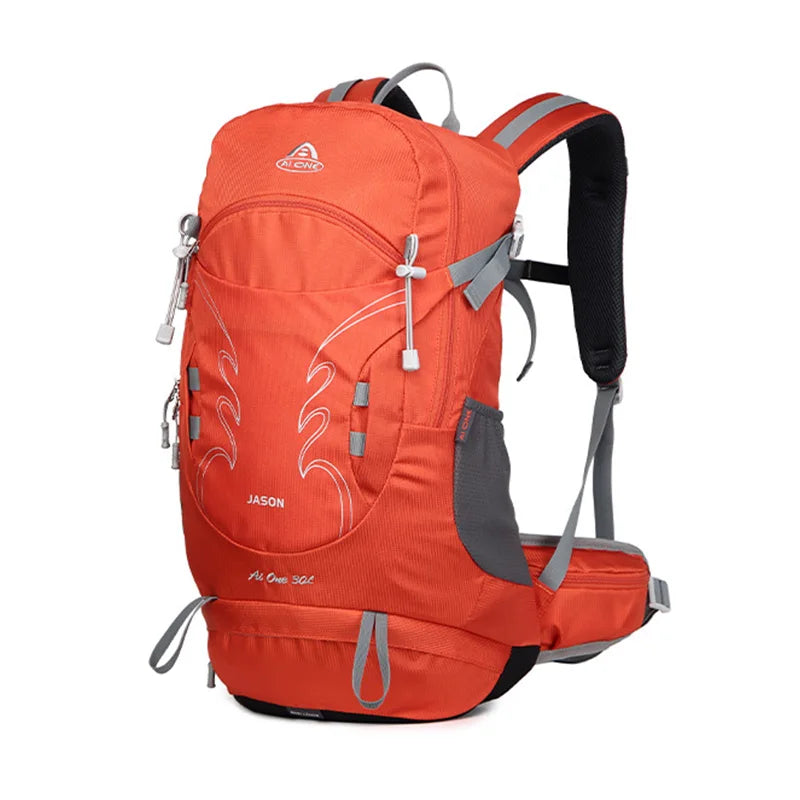Mochila de senderismo al aire libre de 30L para hombres, mochila deportiva para escalada, mochila para acampar, montañismo, mochila de viaje, trekking, motocicleta