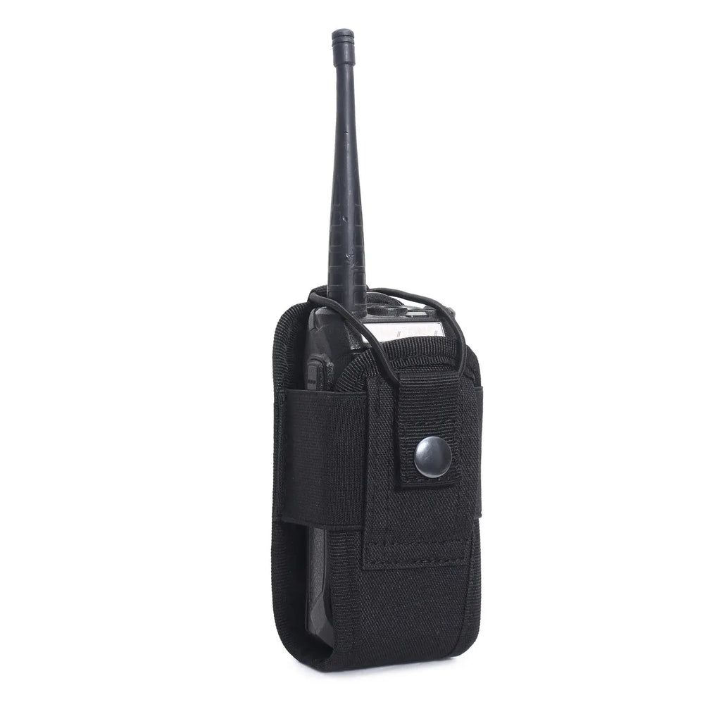 Bolsa táctica para radio Molle Walkie Talkie 1000D, funda portátil de radio portátil para el interfono, bolsa de carga para caza, bolsillo para cargadores