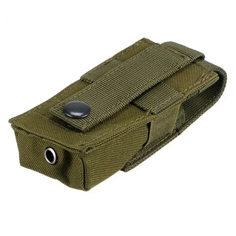 Bolsa Tactical Molle para linterna, portasopletes, bolsa para cargador simple, funda para cuchillo, M5, EDC, 9mm, bolsa de cintura para caza al aire libre