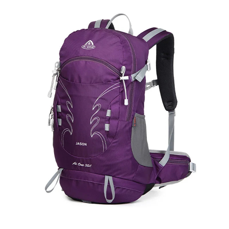 Mochila de senderismo al aire libre de 30L para hombres, mochila deportiva para escalada, mochila para acampar, montañismo, mochila de viaje, trekking, motocicleta