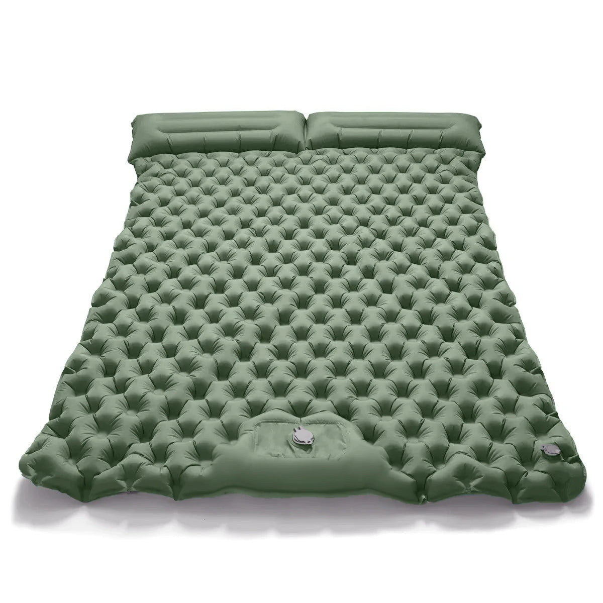 Campamento al aire libre, colchón doble inflable, colchoneta extra ancha, cama plegable ultraligera, tapete para dormir, tapete de viaje para auto.