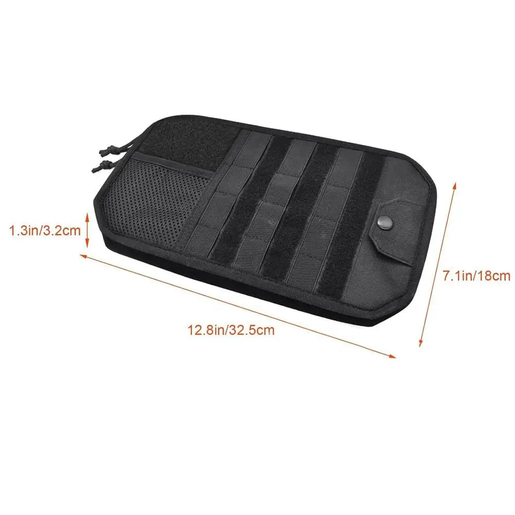 Bolsa organizadora de herramientas de nylon Tactical EDC Molle para campamento y senderismo con bolsillo de malla para sobrevivir